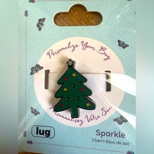 Lug Novelty Bag Charm-Christmas Tree-NWT